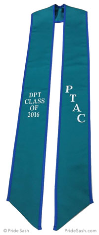 green graduation sash