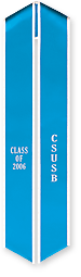 Blue Graduation Sash